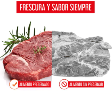 ¡NO MÁS COMIDA A LA BASURA! SELLA TUS ALIMENTOS AL VACÍO DE MANERA PROFESIONAL