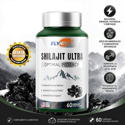 SHILAJIT ULTRA X 60 CAP ORIGINAL - LOGRA TU MEJOR VERSIÓN