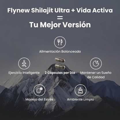 SHILAJIT ULTRA X 60 CAP ORIGINAL - LOGRA TU MEJOR VERSIÓN