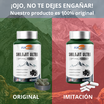 SHILAJIT ULTRA X 60 CAP ORIGINAL - LOGRA TU MEJOR VERSIÓN