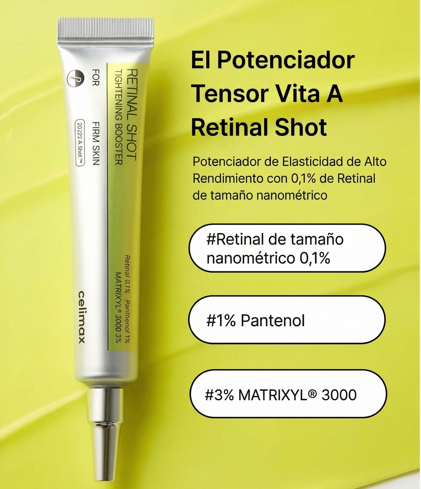 EL ANTIEDAD MÁS VIRAL: CELIMAX RETINAL SHOT