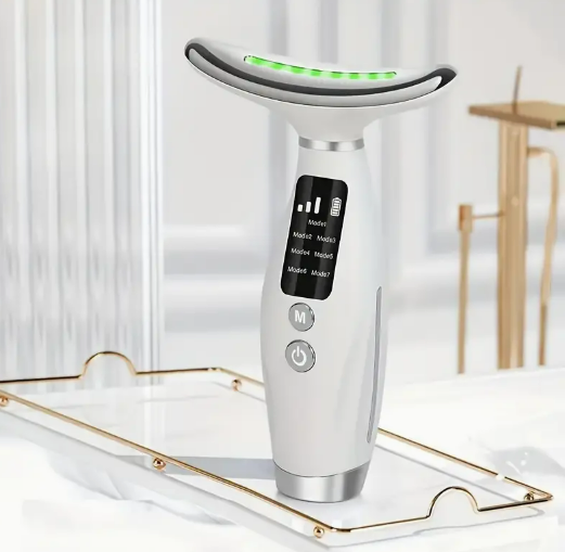 MASAJEADOR FACIAL LUZ LED 7 COLORES