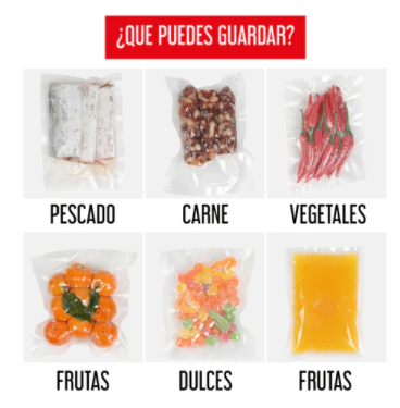 ¡NO MÁS COMIDA A LA BASURA! SELLA TUS ALIMENTOS AL VACÍO DE MANERA PROFESIONAL